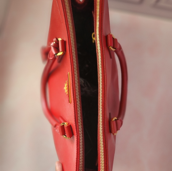 Prada Saffiano Hot Pink Purse AUTHENTIC - Picture 9 of 16